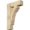 Ekena Millwork Merced Block Rough Sawn Bracket, Douglas Fir, 6"W x 24"D x 36"H BKT06X24X36MRC05RDF - alternate 1